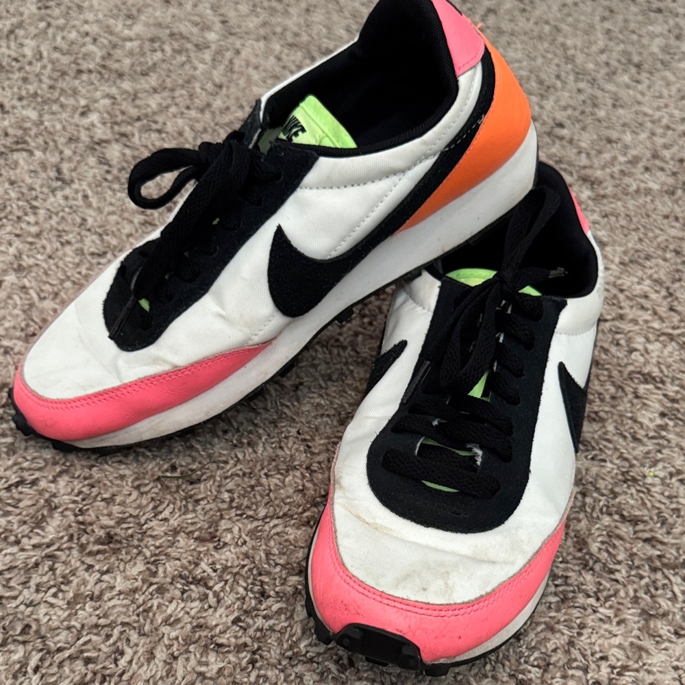 Nike White and Neon Colors Athletic Shoes - Picture 11 of 14